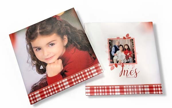 Álbum de navidad con tapas acolchadas